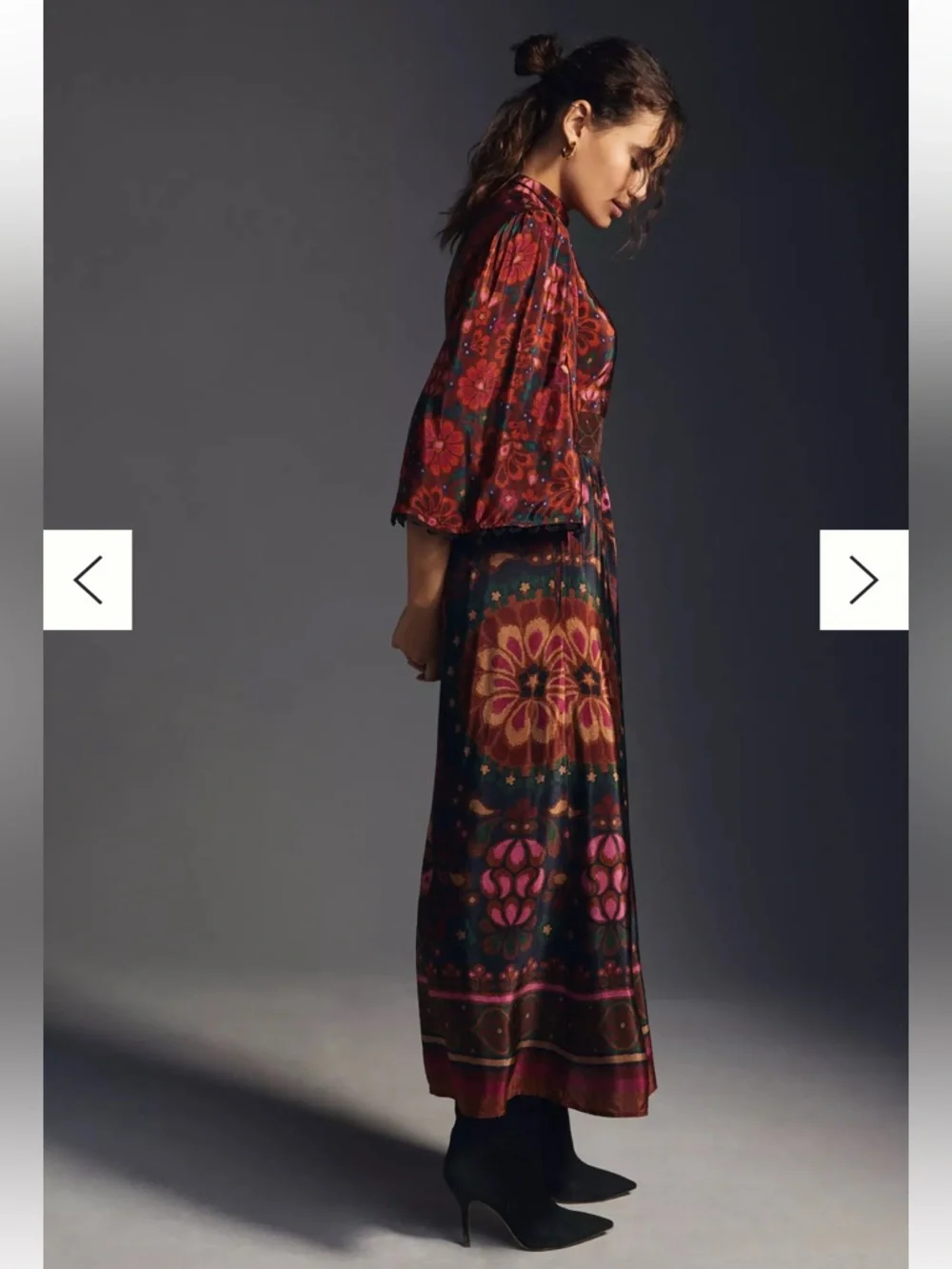 FARM Rio Multicolor Floral Medallion Maxi Dress - Picture 13 of 14